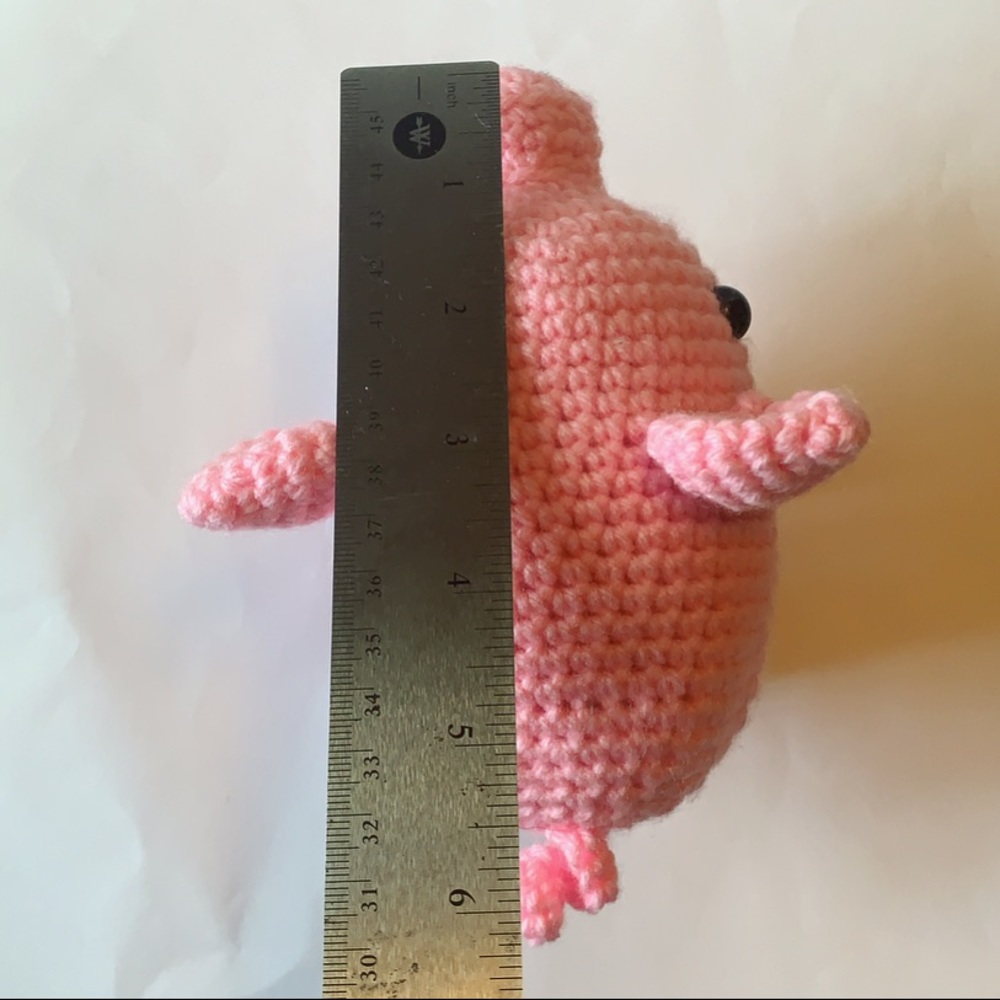 Made to order💖Pig plush handmade crochet - Picture 10 of 10